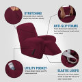 Tingido Stretch Recliner Slipcovers Capa Reclinável para cadeira de escritório